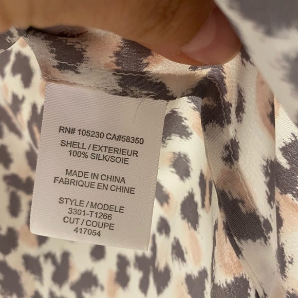 Joie Silk Button Down Blouse - Picture 3 of 4